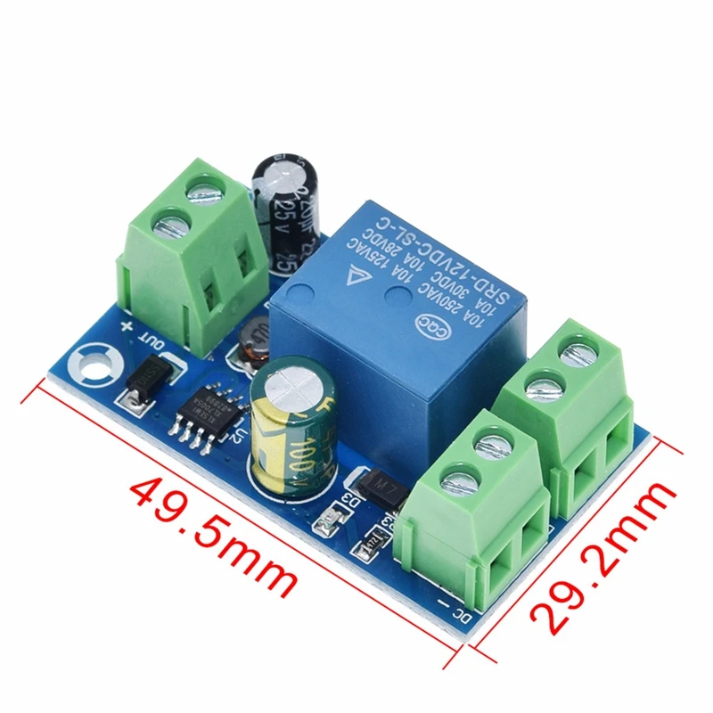 パワーオフ保護モジュール、自動スイッチコントローラーボード、緊急変換モジュール、DC 12v-48v、YX-X804