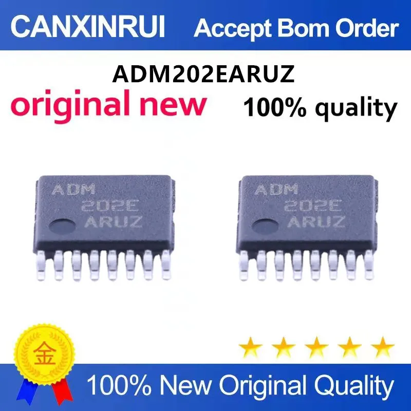 

Original New 100% quality ADM202 ADM202E ADM202EARU ADM202EARUZ TSSOP16 Integrated circuit IC chip