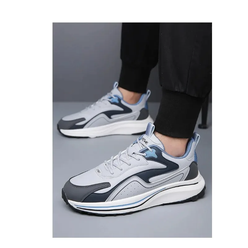 

New Breathable Casual Sneakers - Anti Slip and Wear Resistant Thin Sold Men's Simple Comfortable Running Shoes for Daily Use