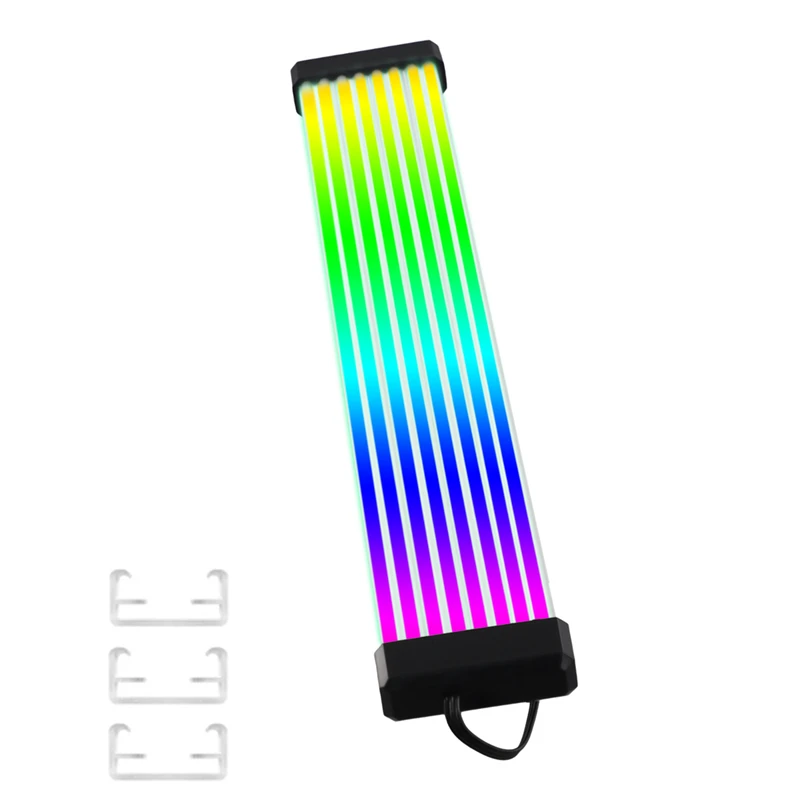 Striscia LED RGB scheda di sincronizzazione ARGB per alimentatore per Computer scheda grafica GPU custodia per cavo scheda grafica linea Neon