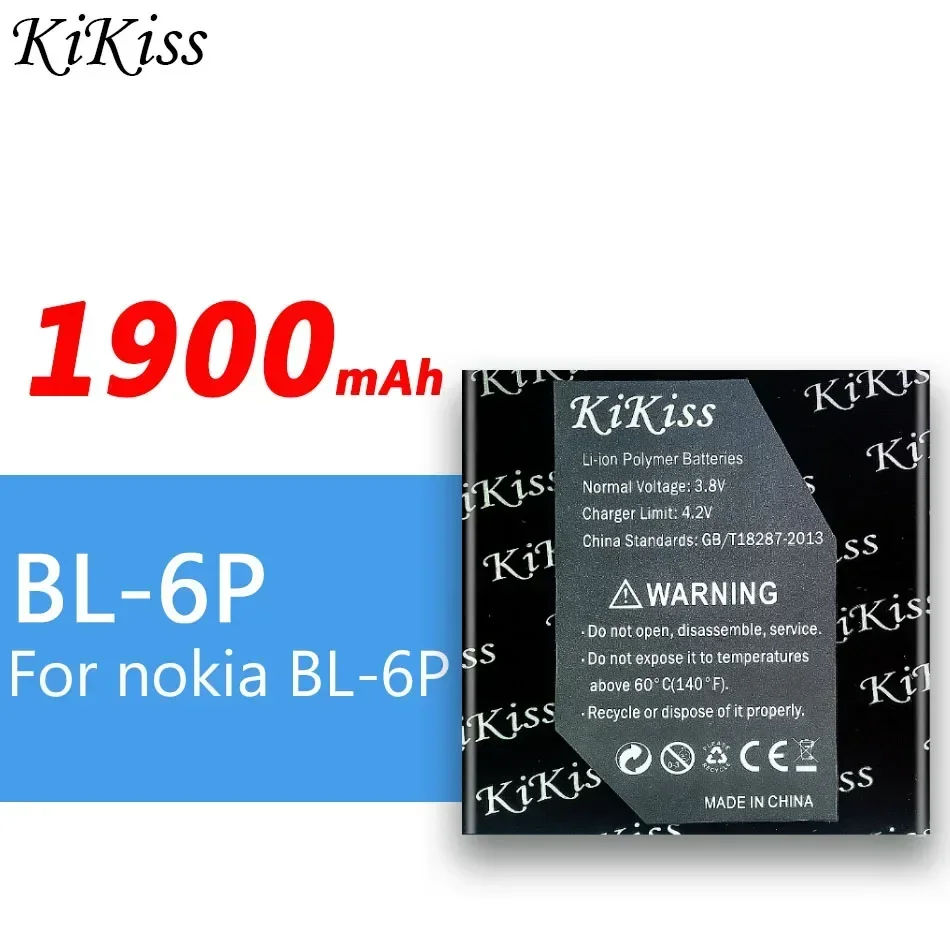 1900mAh BL-6P Phone Battery for Nokia Battery for Nokia 6500C 6500 Classic 7900 Prism 7900P BL 6P BL6P