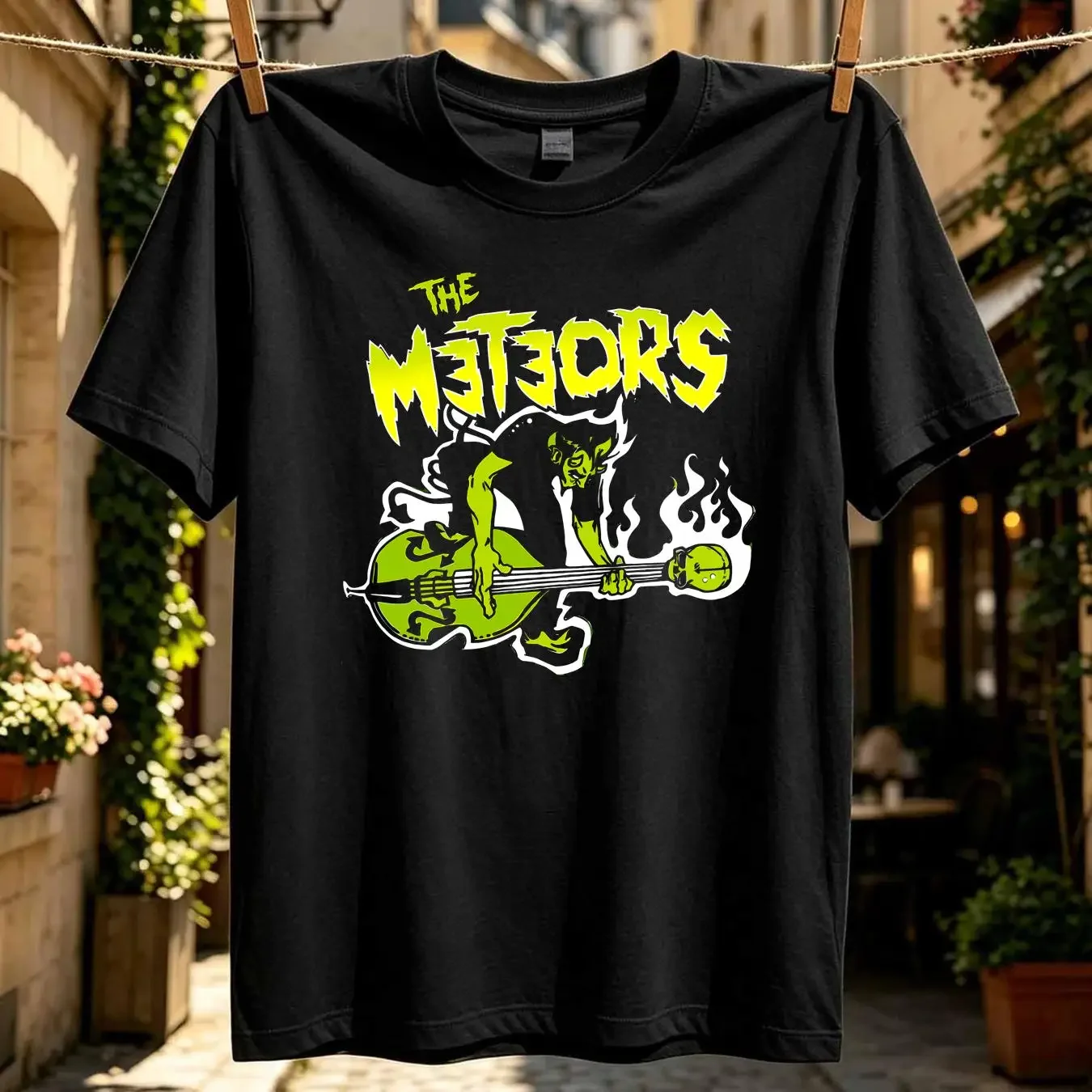 washed T Shirt New Limited The meteors Powder Pain and Misery Classic Man Woman S 5XL long or short sleeves vintage Washed