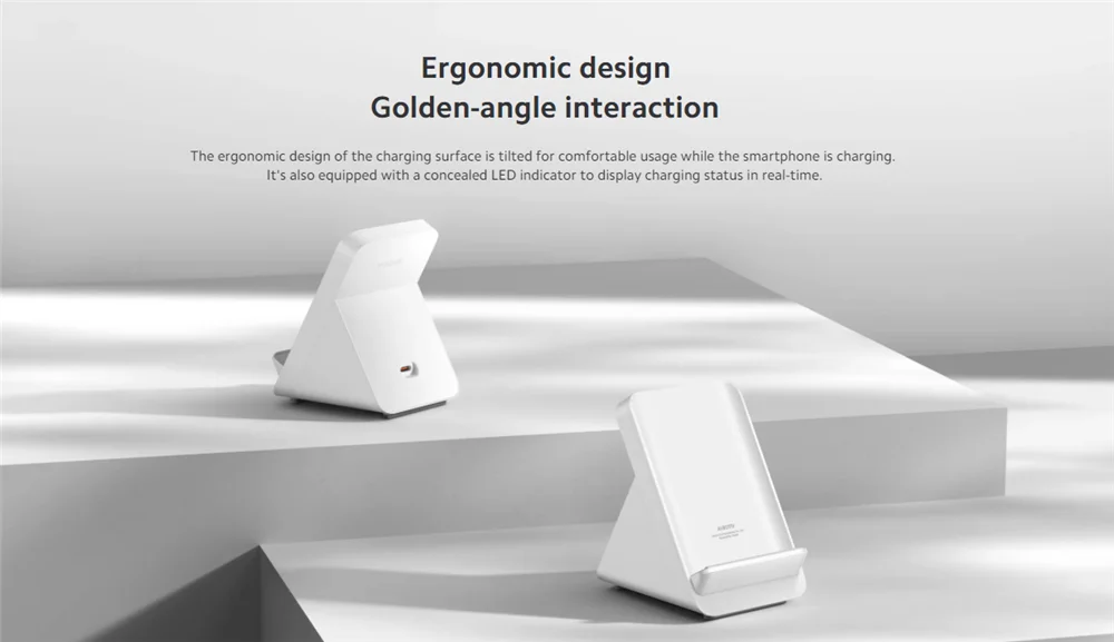 Xiaomi 80W Adaptive Wireless Charging Stand With 120W Charger and 6A Type-c Cable 80W Max Fast Wireless Charge