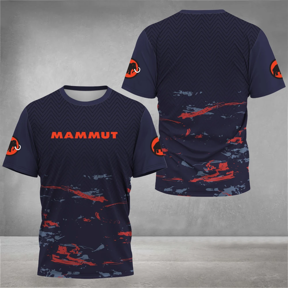 Outdoor Quick-drying Sports T-shirt Casual Streetwear Menswear Large Size O-neck Short-sleeved Shirt Climbing Camping T Shirts