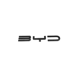 FOR BYD SEAL 2022-2024 ABS carbon/black Front emblem decorative frame Cars accessories