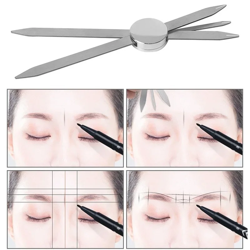 1 Pcs Microblading Balance Positioning Tattoo Ruler Makeup Eyebrow Design Golden Ratio  Measurement Tool