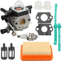 Kit de carburador para Stihl MM55 MM55C, cultivador 4601-120-0600, paquete de repuesto Zama C1Q-S202A, Kit de reemplazo de carbohidratos