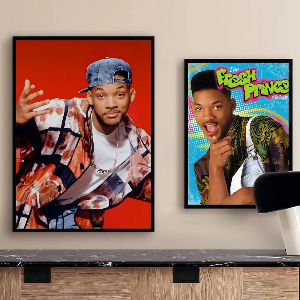 ملصق W-Will S-Smith للممثلين الشهير عالي الدقة ذاتي اللصق مقاوم للماء مثالي للمنزل والمكتب وغرفة النوم هدية رائعة