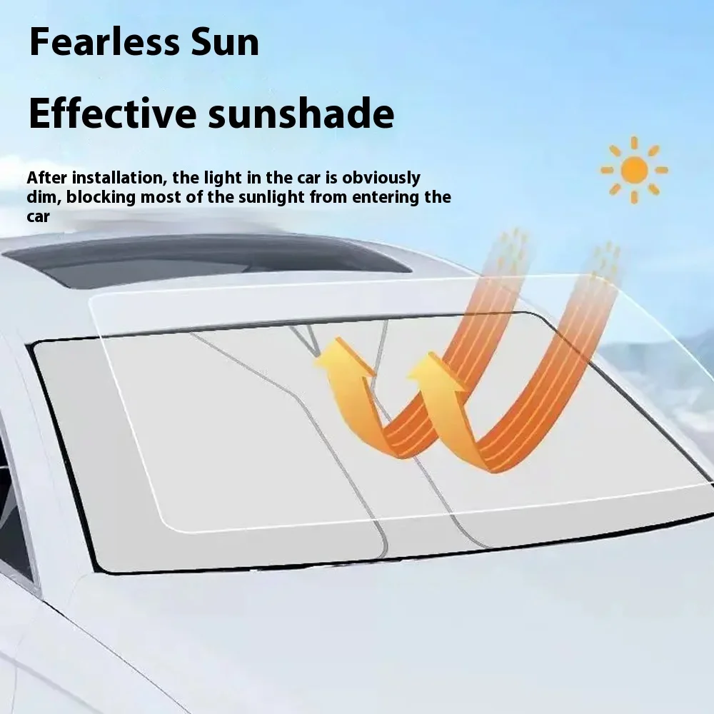 Universal UV Protection Shield  Front Rear Car Window Car SunShade Anti Snow Ice Sunshade Sun Shade Visor Windshield Cover Auto