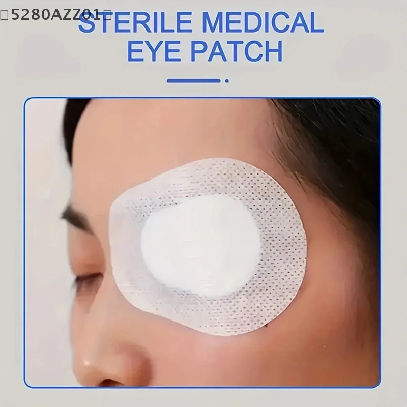 10Pcs Medical Eye Patches Postoperative Sterile Adhesive Light Blocking Eye Pad Eyesight Protection Amblyopia Correction Patches