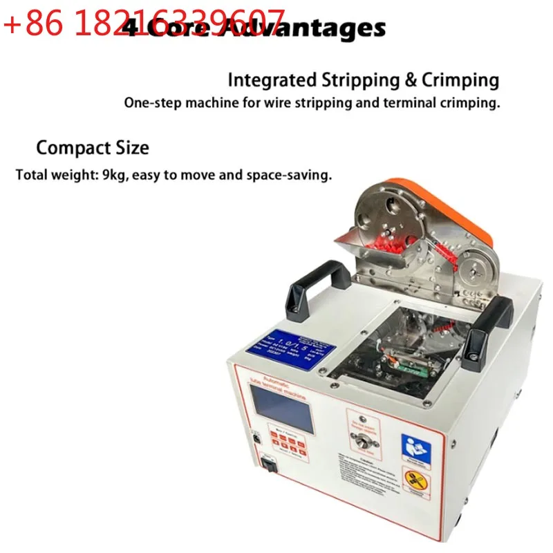 YAO Small Cable Terminal Crimping Machine Applicable Wires Within 16mm Portable Industrial Wire Pressing Machinery
