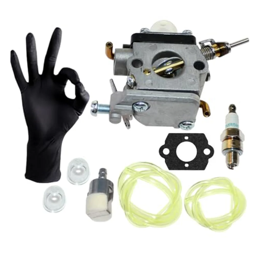 Metal carburetor kit for 122HD45 122HD60 322HD60 522HD60S 522HD60X designed to reliable engine running and easy setup