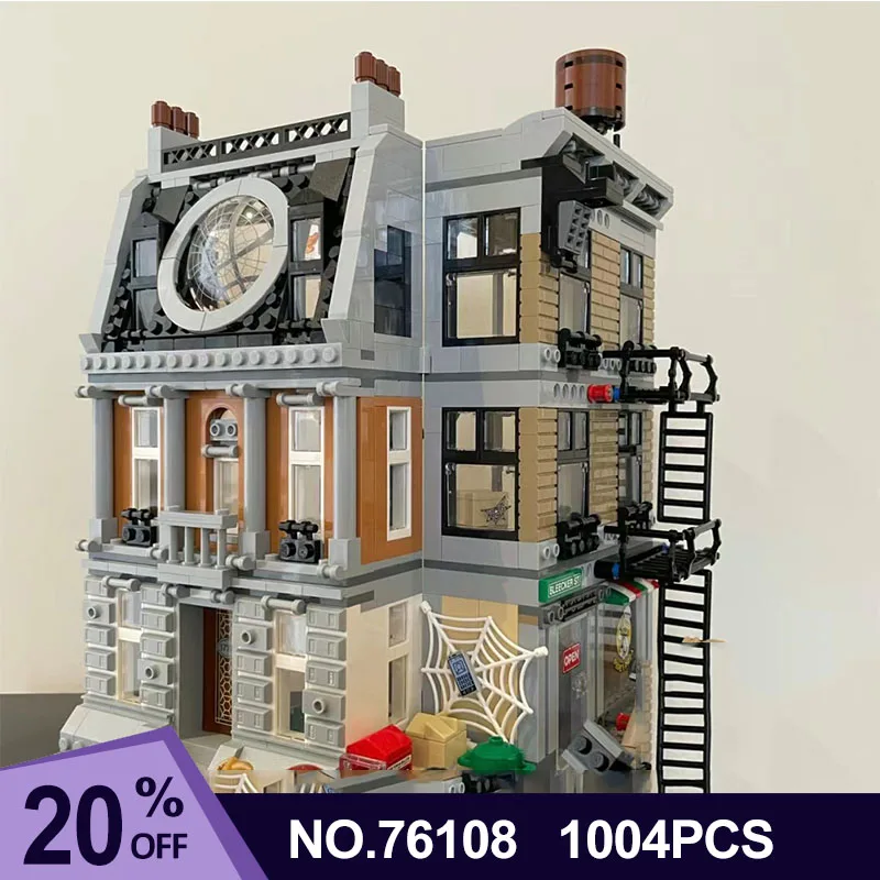 76108 Moc Bricks Blocks Sanctum Sanctorum Model Modular Building Set, Movie Collectible DIY Toys For Boys Gift