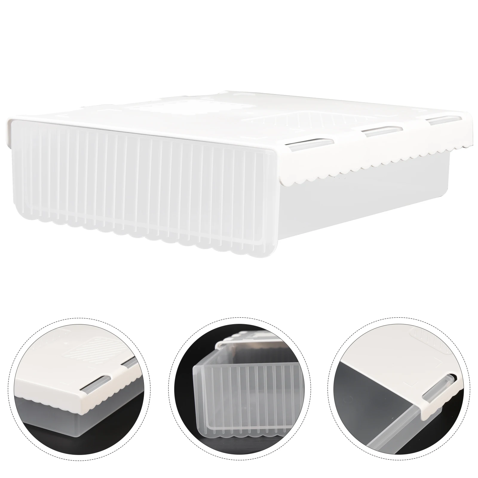 

Desk Drawer Small Plastic Storage Desktop Stationery Organiser Organizer Tray Classroom Under Office Stationary