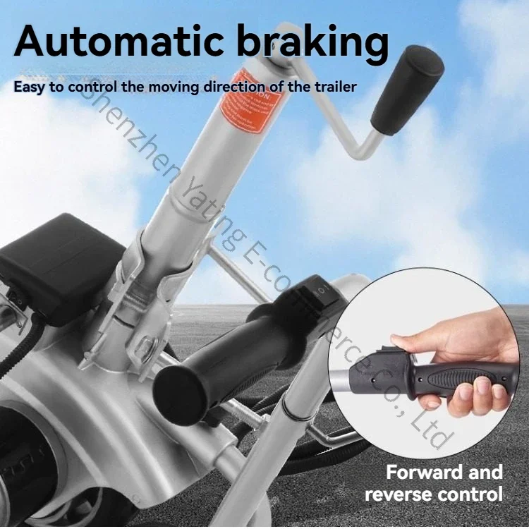 2026　12V Perforated Version Electric Car Mover Small Trailer Car Mover Automatic Braking Braking RV Truck Car Shifting Artifact