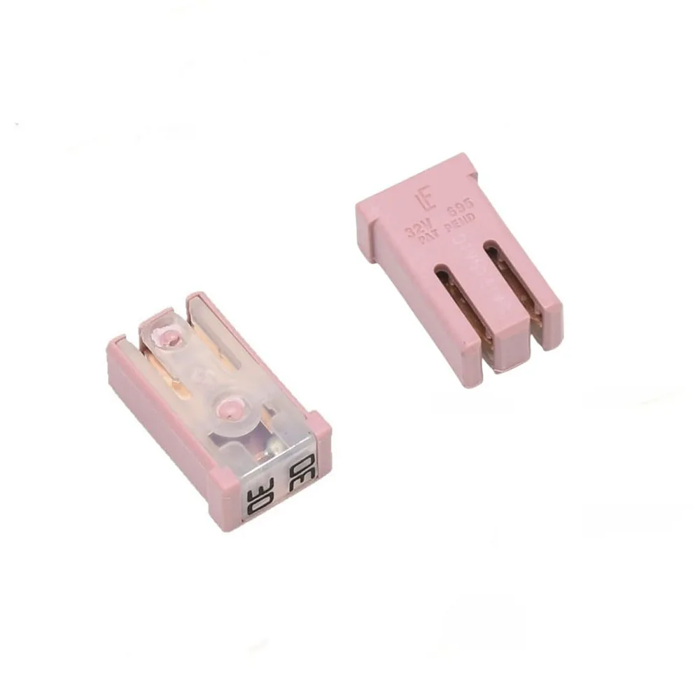 

28 Pcs Fuses Assortment Kit Mini Slotted MCASE Shaped Cartridge Fuse Kit With Plastic Shell Box 15-60A Mcase Fuse