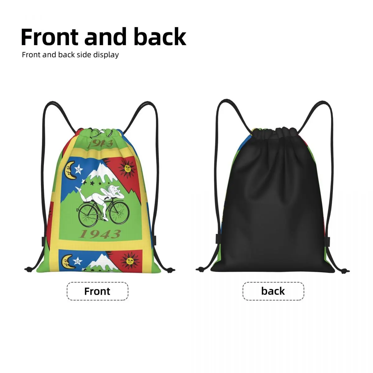 Discovery Of LSD Drawstring Backpack Women Men Sport Gym Sackpack Portable Albert Hofmann Shopping Bag Sack