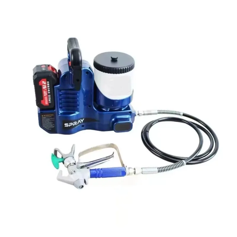 High-Pressure Portable Airless Electric Spray Gun Handheld Lithium Battery Paint Coating Machine Rechargeable Power Tool