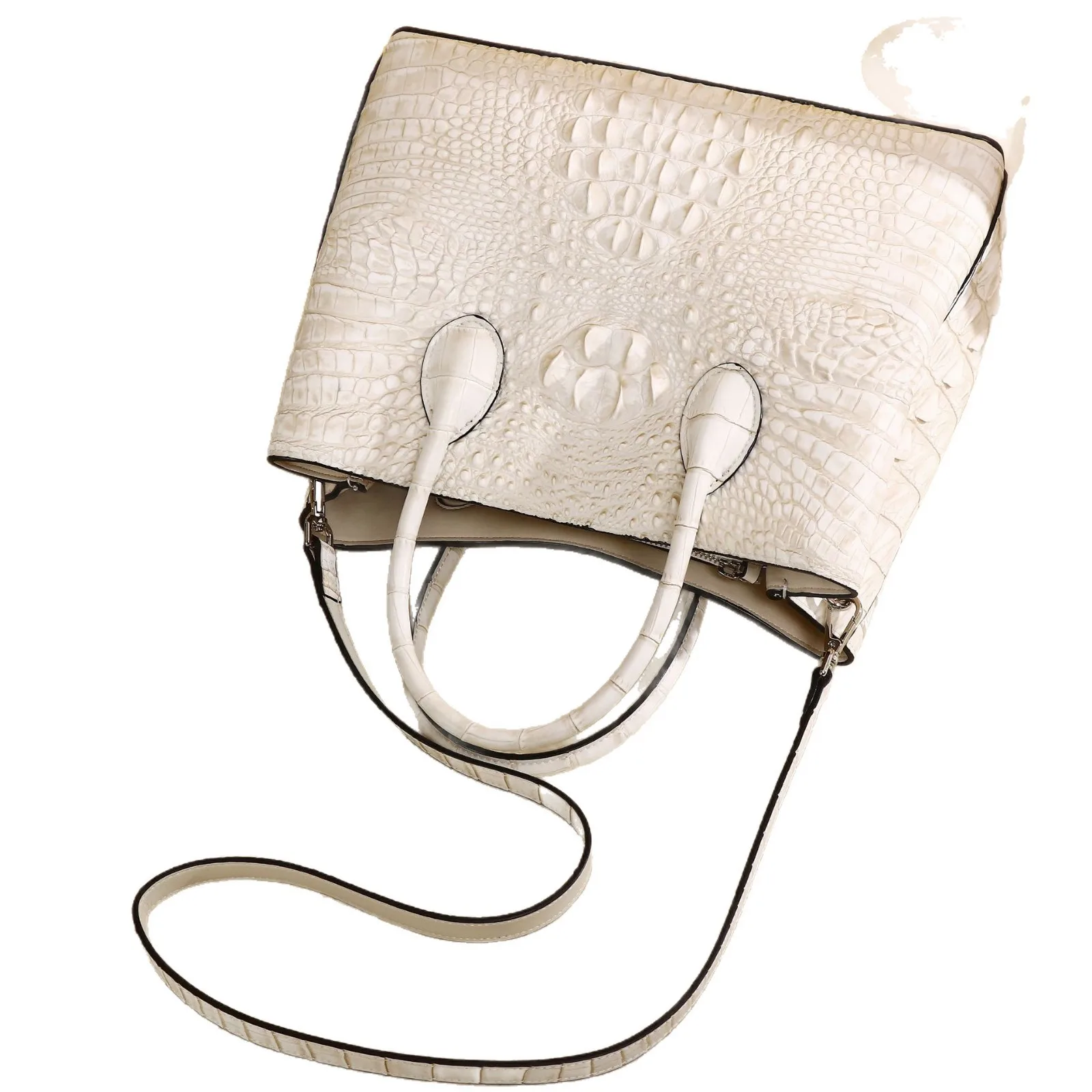 New Fashion Alligator Pattern Women Handbags European Cow Genuine Leather Shoulder Female Girl Brand Luxury Crossbody Bag