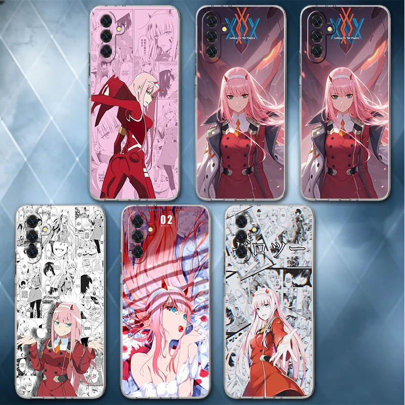 Darling Zero Two 02 Anime Soft Phone Case For Samsung A57 A17 A56 A16 A55 A15 A54 A14 A53 A13 A52 A12 A37 A36 A35 A34 A33 A26 A2