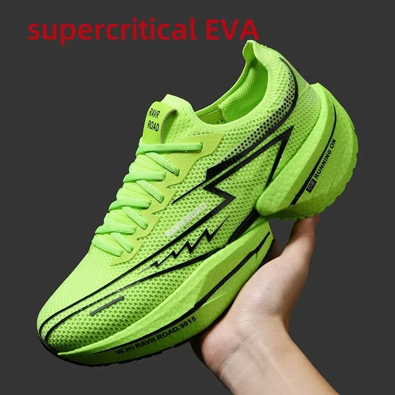 

Marathon Running Shoes High-quality Outdoor Joging Brand Designer Ultralight Road Sneakers Supercritical EVA Cushioning Non-slip