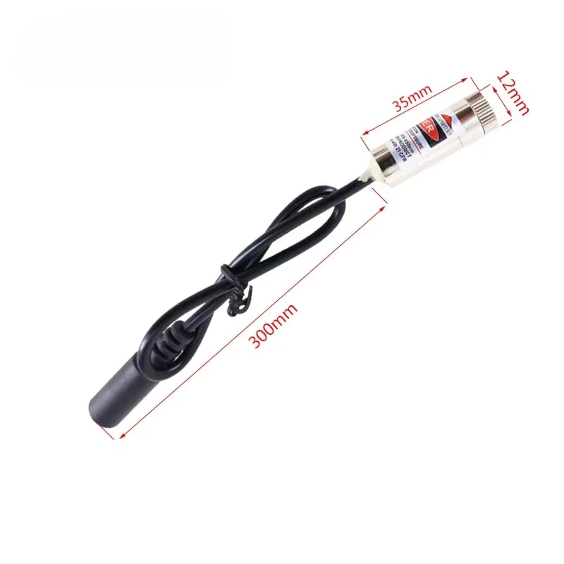 

660 Nm Red, with Graduated Laser Module Head Glass Lens Focusing Adjustable Diameter 12 Mm