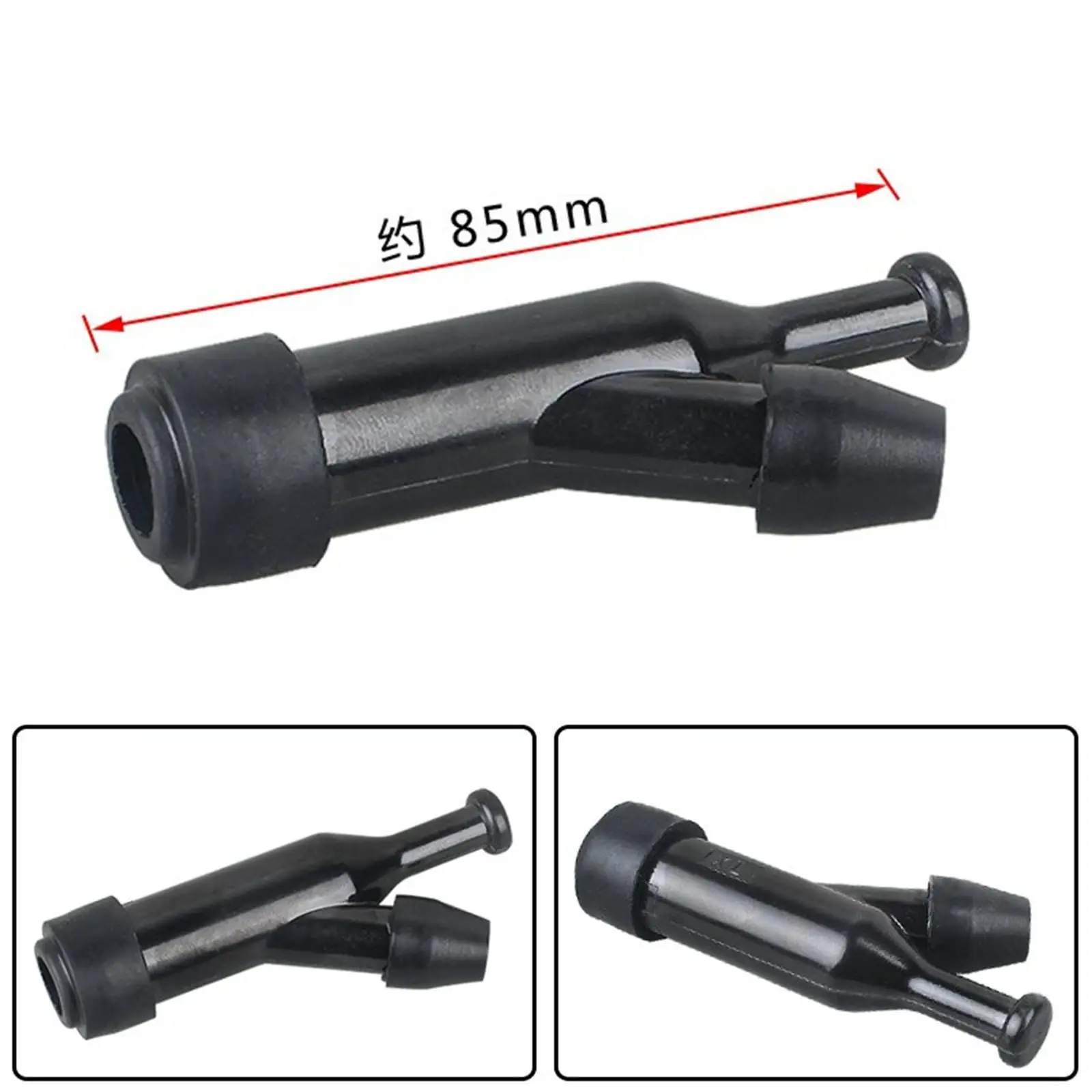 

Black Spark Plug Boot Cap Replacement Anti Leakage Rubber Parts for Generator Engine 168F 170F 173F