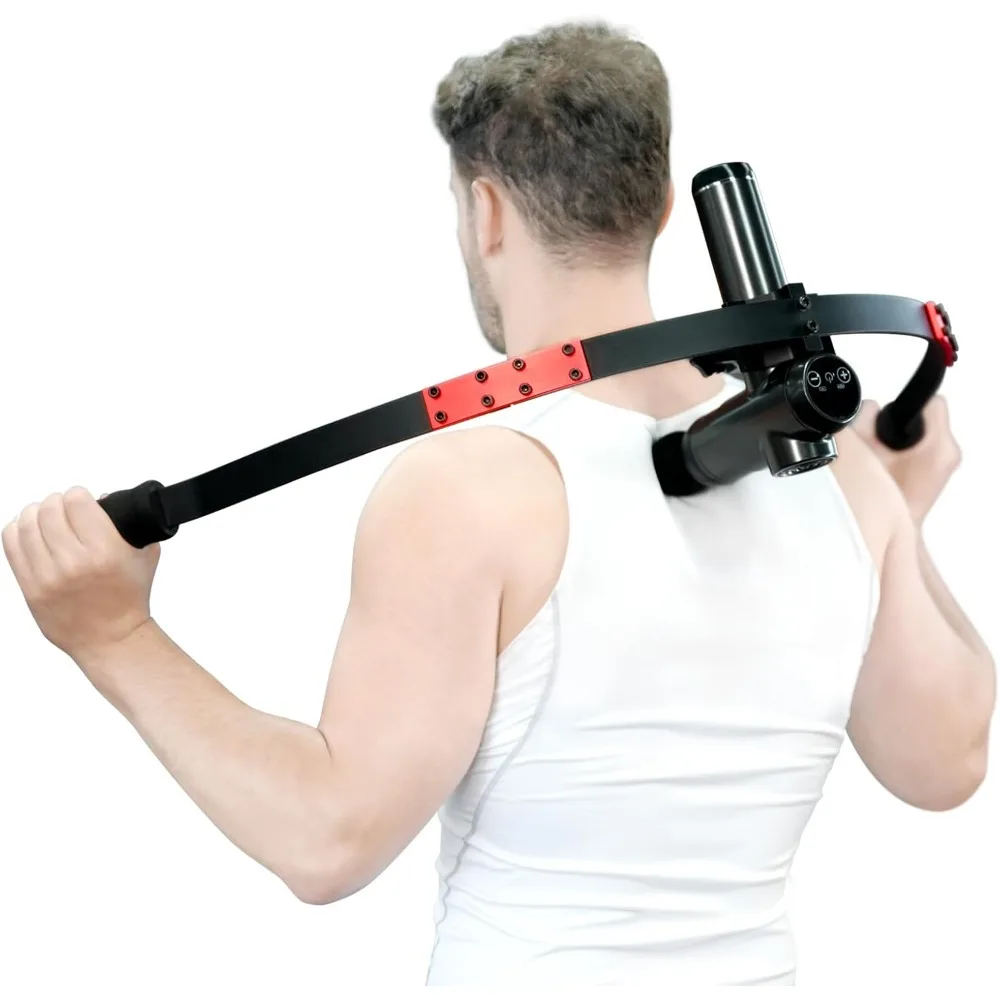 

Upgrade Massage Gun Holder, Percussive Massage Gun Mount for Back, Compatible with Most Massage Guns, Design for Hard to Reach A