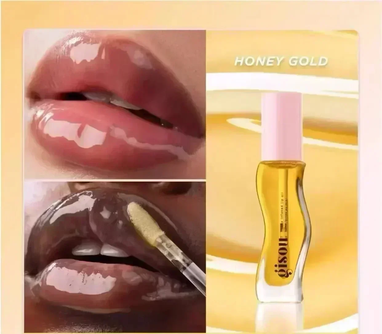 Gisou Hydraterende Geglazuurde Pruim Lippenbalsem Lipolie Glans Verzorging Van De Lippen Benetitnt Voor Lippen Plumping Exfoliërende Plumping Gloss