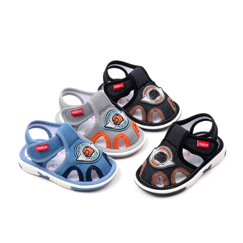 Baby Squeaky Shoes Summer Sandal High Quality Funny Toddler Sound Prewalking Sneaker 2024 New Fashion for Kid Boys Girls  MY2401