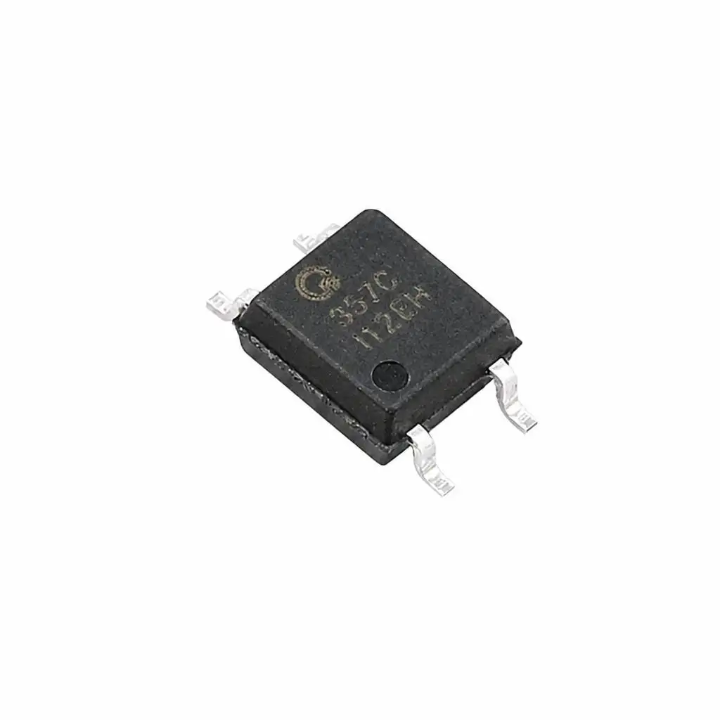 (100 pcs) QX357C-CuH-SE SOP-4 (Marking 357C) - Phototransistor Optocoupler 3.75kVrms CTR 200%-400%