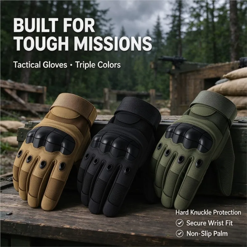Men Women Sports Riding Gloves, Snowmobile Hand Gloves, Touch Screen Ski Protective Gloves, For Outdoor Snow Activities