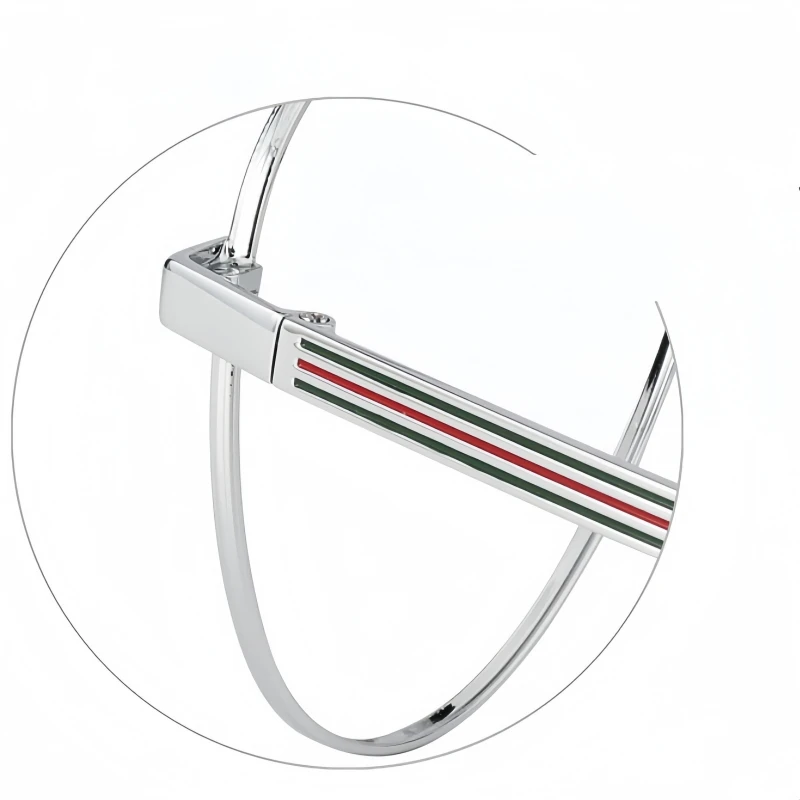 نظارات طيار عصرية جديدة للرجال والنساء من OLLYMURS خفيفة للغاية بتصميم عتيق كبير الحجم إطار نظارات طبية بصرية GG2280