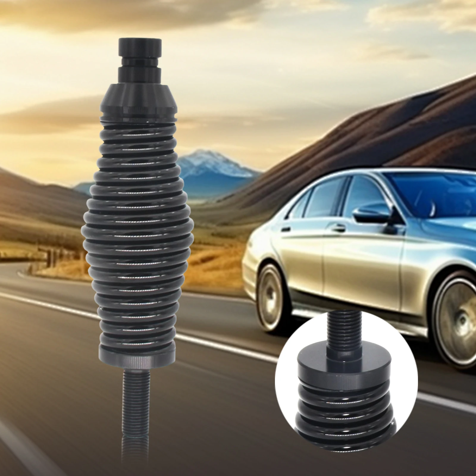 Antenna Spring Mount Carbon Steel Light Spring Base Mount Quick Release Shockproof Waterproof for Trucks Car RZR UTV ATV Can Am