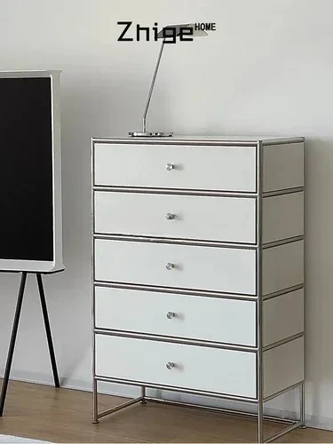 Armário de armazenamento de corredor de combinação de módulo de aço inoxidável Armário traseiro de quarto