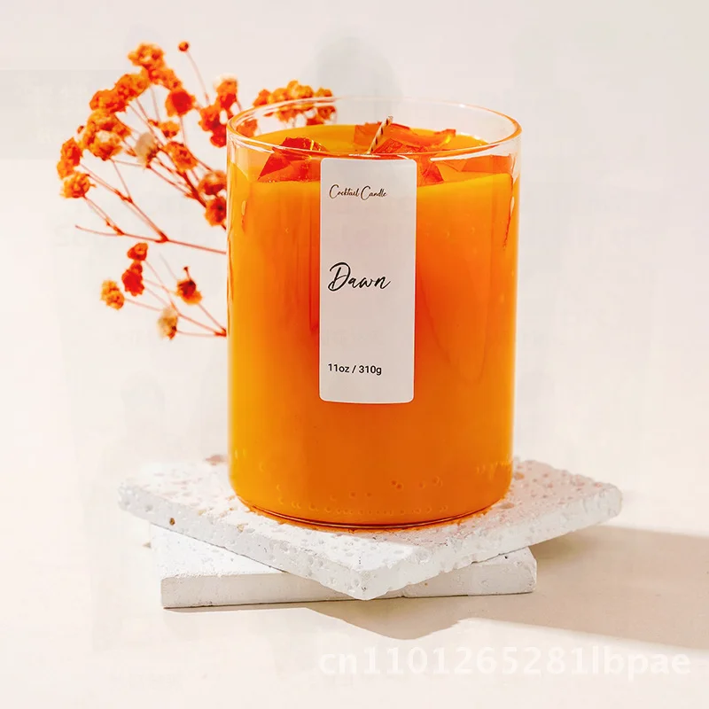 

DIY Scented Candles Wholesale In-Stock Coffee Fruit Jelly Wax Romantic Mood Creative Gifts Souvenirs Cup-Shaped Various Flavors
