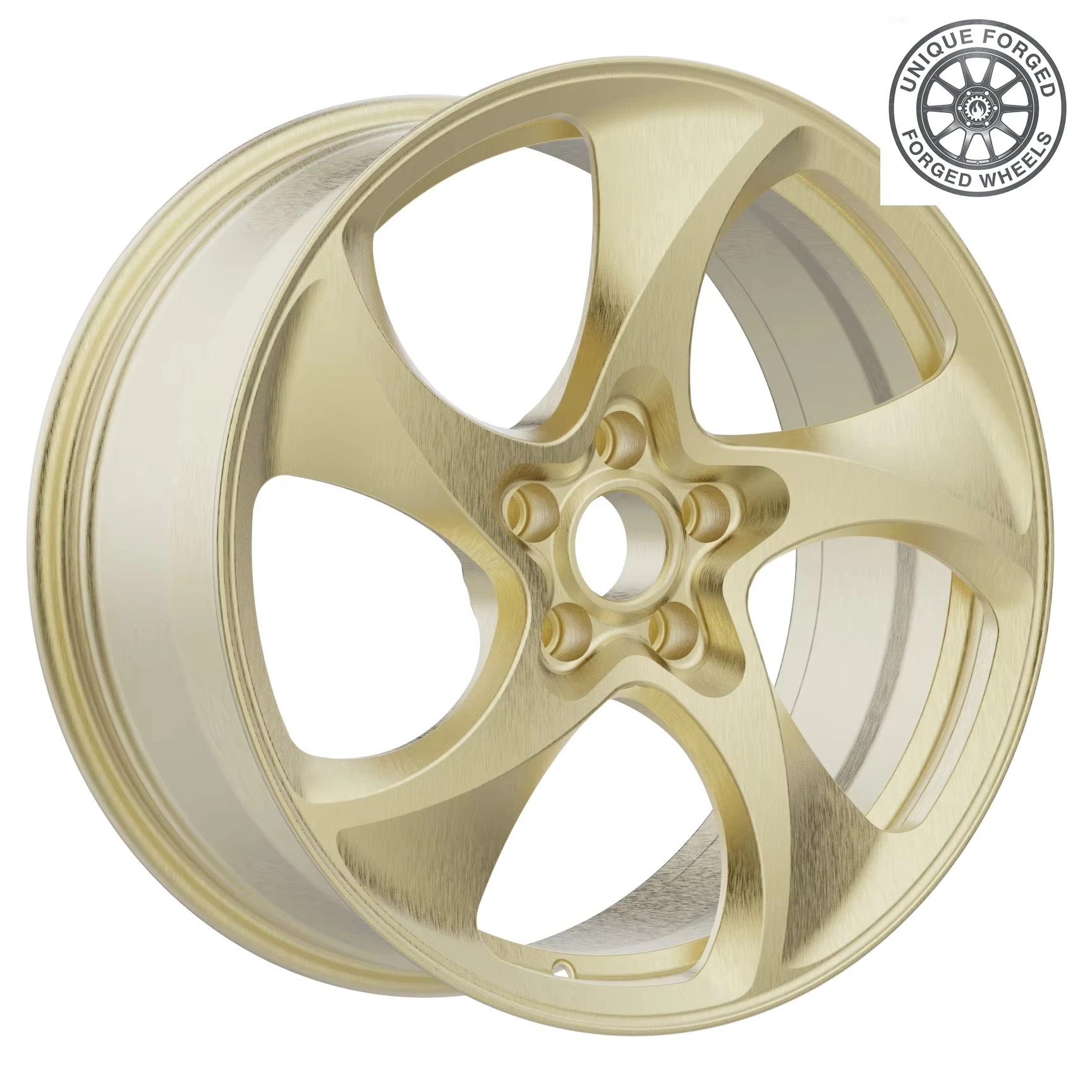 

Forged Deep Concave Wheel Fitments Wheels 19x10 Customize Rim Color Brushed Gold Passenger Alloy Wheels
