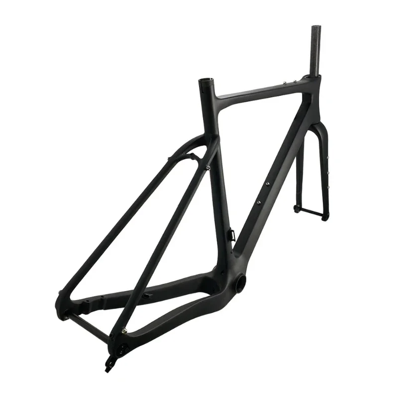 

Carbon fiber frame gravel car full hidden wiring design 700 * 45C disc brake BB386 barrel shaft 142 * 12