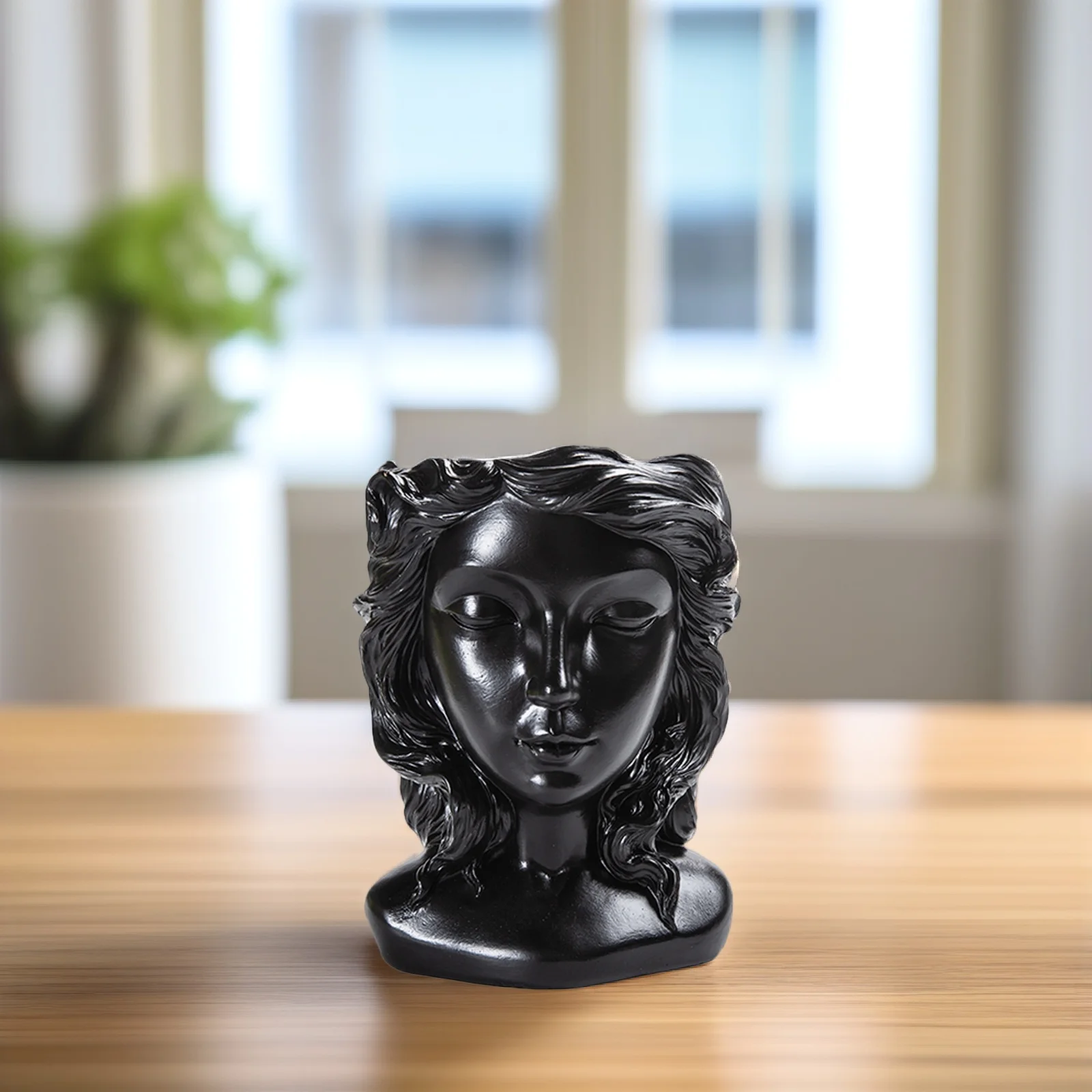 

Resin Succulents Pot Indoor Plants Container Decorative Cactus Planter Sturdy Resin Flowerpot Planters for Indoor Plants