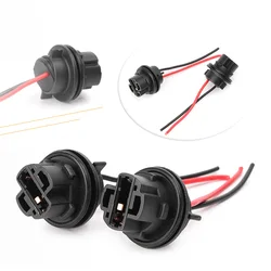 2PCS Universal  Auto Car 7440 992 T20 Adapter Wiring Harness Socket for Headlamp Fog Lamp