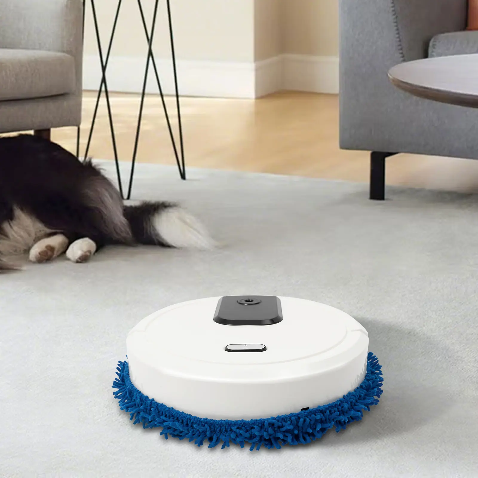 

Robot Cleaner Floor Mopping Sweeping Machine 3 In 1 Smart Dust Auto Sweeper USB