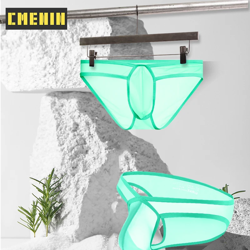

1Pcs Transparent Sexy Men Briefs Ultra-thin Nylon Breathable Men's Underwear Panties Gays Men Bikini Briefs Sissy Man Underpants
