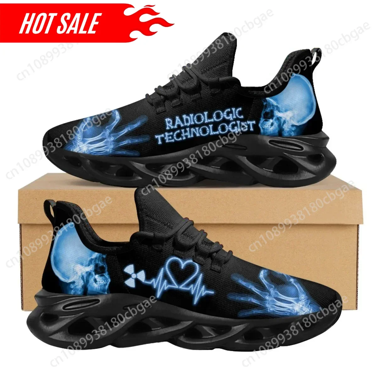 

Hot Men Sneakers Shoes Radiologic Technologist Blue Print Casual Men's Lightweight Flats Footwear Zapatillas Hombre 2025