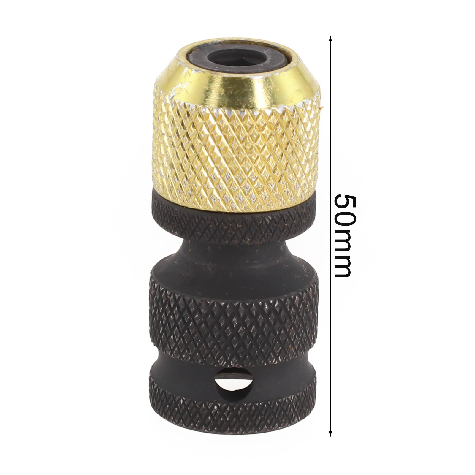 1/2inch Drive To 1/4inch Hex Drill Chuck Change Socket Adapter For Wrench Household Electric Wrench Power Tool Accessories