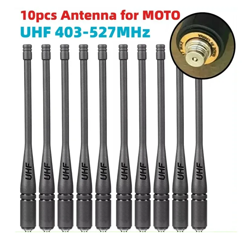 10PC PMAE4079A 16cm UHF 403-527MHz Stubby Antenna for Motorola XPR3500e XPR7350e XPR7550e XPR3000 XPR3000e XPR7000 Two Way Radio