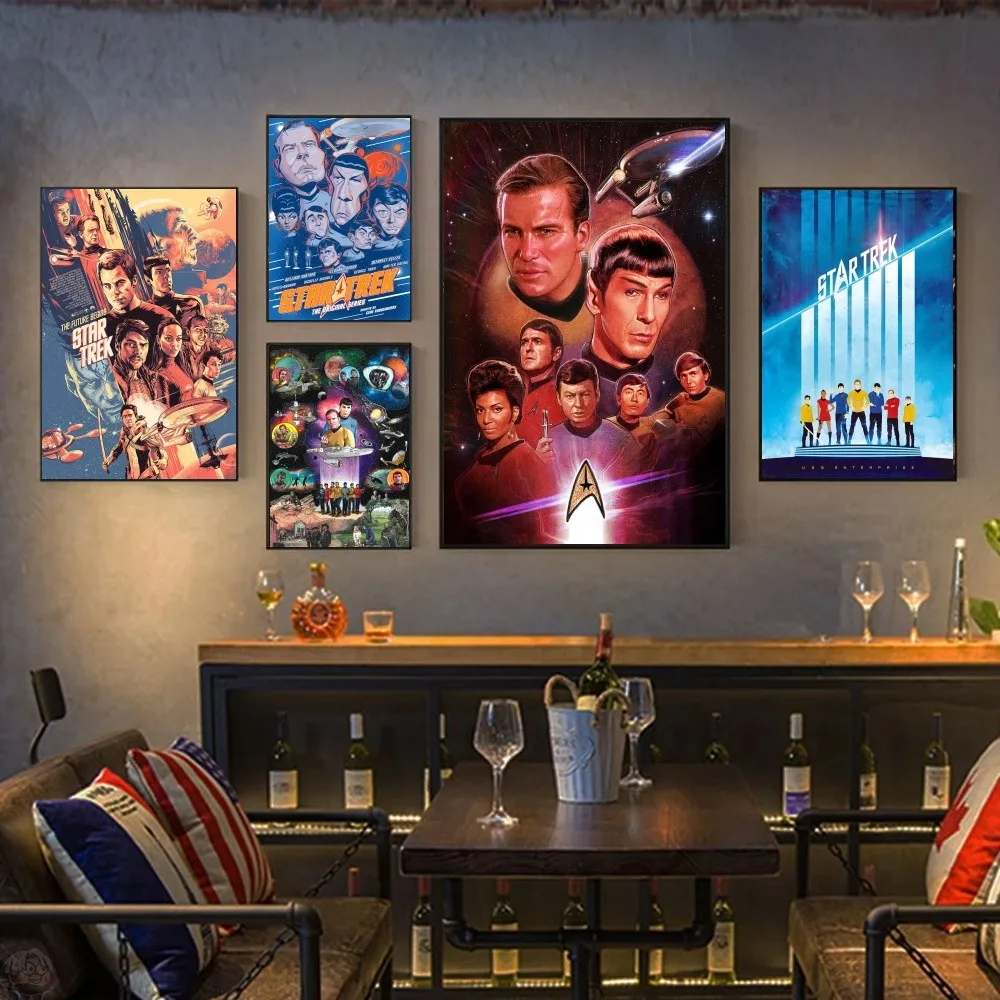 1pc Star Trek TV Series Poster HD Posters Home Room Bar Cafe Decor Art Wall Painting Picture