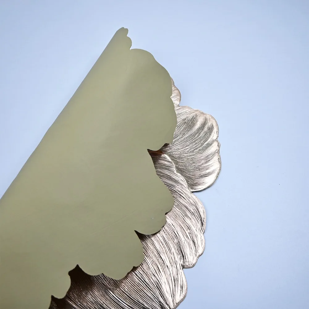 الشمال نمط لوتس على شكل مكان حصيرة قابل للغسل مقاومة للحرارة الجدول حصيرة النفط برهان الفاوانيا زهرة العزل الوقايات #6