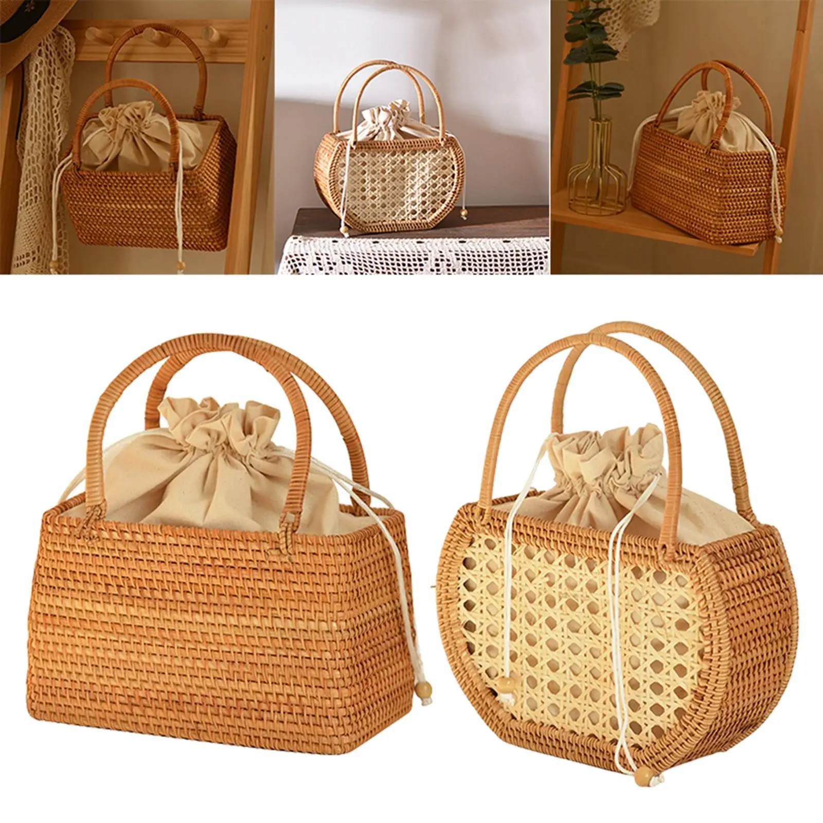 

Женский кошелек, плетеная сумка, соломенная большая сумка в стиле ретро