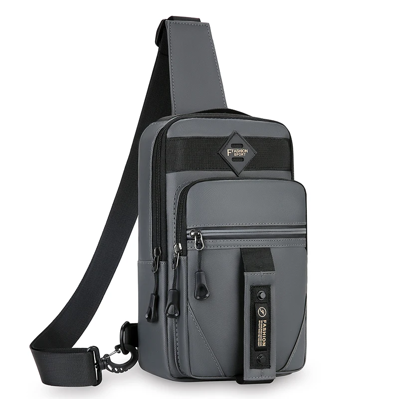 High Quality Men's Crossbody Bag Fashion Casual Waist Packs Male Chest Handbag Bolsa 2