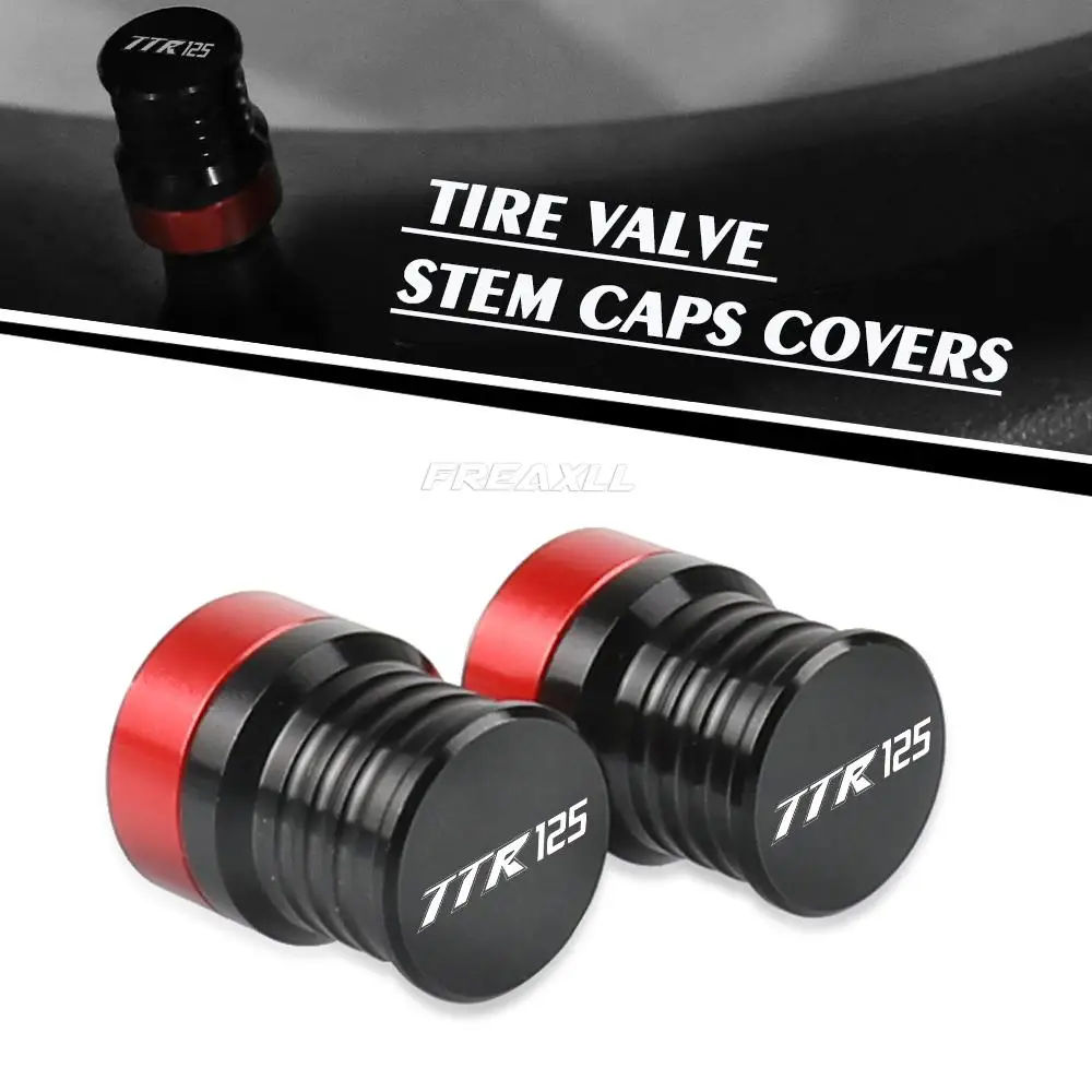 

For YAMAHA TTR125 LW/E Motorcycle Vehicle Wheel Tire Valve Stem Caps Cover TTR 125 LW E 1993-2008 2007 2006 2005 2004 2003